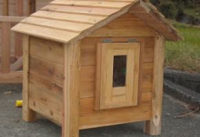 冬に温かい犬小屋。東北の岩手の厳しい寒さでもワンちゃんが寒くない犬小屋です。